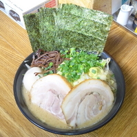 「とんこつらーめん全部入 大盛り」@蜻家 三鷹下連雀店の写真