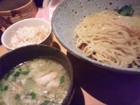 「清兵衛つけめん+ホタテ貝柱ご飯（ランチサービス）」@麺匠 清兵衛の写真