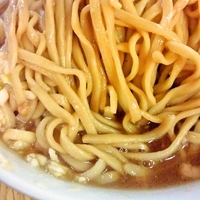 「ラーメン（ニンニクアブラ）+生たまご」@ラーメン二郎 栃木街道店の写真