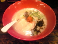 「赤丸新味（バリカタ）850円」@博多一風堂 恵比寿店の写真