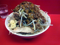 「小ラーメン（700円）+カレー（50円）」@ラーメン 学の写真