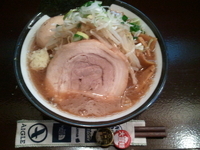 「限定メニュー2～美ほ二郎（仮）～ニンニク少なめ+半熟味玉」@らーめん ほしのの写真