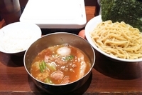 「特製牛ホルモンつけ麺」@カナヤマ55の写真