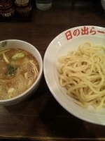 「味噌剛つけ麺（味玉トッピング）」@日の出らーめん 大須分店の写真