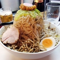 「ごじチャーシュー+麺200g追加（野菜マシ）」@大勝軒満帆 行田店の写真