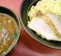 「カレーつけめん（辛口）+トントロ2枚（790円+110円）」@王道家の写真