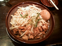 「骨太光麺トッピングサービス煮玉子￥780」@光麺 六本木店の写真