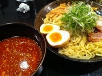 「辛味噌つけそば」@廣島つけ麺本舗 ばくだん屋 広島駅新幹線口店の写真