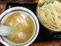 「つけ麺+大盛（400g） 「500円（オープン記念価格）+100」@栄勝軒の写真