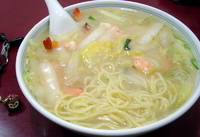 「海老そば800円 + 餃子350円」@喜久の写真