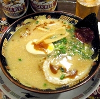 「赤だま みそとんこつラーメン（細麺）」@おおぎやラーメン 行田店の写真
