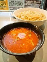 「辛つけめん（特盛500g）」@つけめん102 大宮店の写真