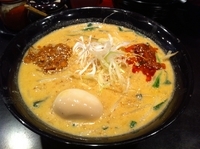 「豚骨味噌担々麺 +味玉（無料券利用）」@麺幸房 G麺 北千住店の写真