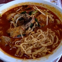 「ピリ辛麻辣伊府麺 （半ライス付き） 840円」@四川菜苑の写真