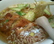 「パーコー麺425円（水曜日は半額デー）」@飲茶市場 クレバーの写真