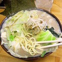 「塩ラーメン（麺カタメ、脂少なめ）+野菜盛り 650円+100円=」@壱成家 南越谷本店の写真