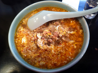 「タンタンメン（ザーサイ入り）」@元祖ニュータンタンメン本舗 東神奈川店の写真