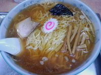 「中華そば（大盛） ￥600」@赤坂味一の写真