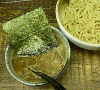 「つけめん（しょう油）並盛」@めん屋 元助 平塚店の写真