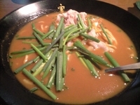「カレー麺(並)」@かれー麺 実之和 新宿御苑前店の写真