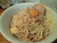 「まぜそば大盛（醤油・ゼンマシデ）」@麺処 MAZERUの写真