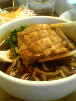 「大豚つけ麺（中盛）」@Cafe Montanaの写真