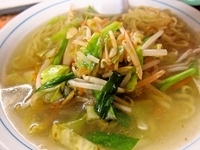 「タンメン（500円）+ニラレバ（550円）」@大衆食堂ひょうたんの写真