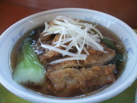 「白鳥流!パーコー麺600円」@初狩パーキングエリア(下り線)スナックコーナーの写真