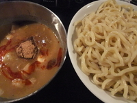 「濃厚ゴマつけ麺大盛り+ライス+チーズ」@フジヤマ55 甲府国母店の写真