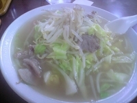 「タンメン」@ラーメン中本 新宿店の写真