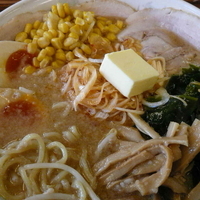 「みそ具だくさんらーめん 1,100円（脂ギタギタ）」@こってりらーめん なりたけ 津田沼店の写真