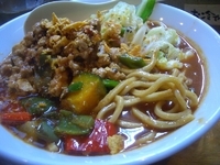 「ぶっかけそばホット海老サルサ」@らーめん・つけめん いつ樹の写真