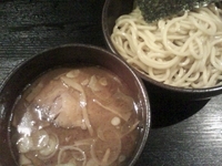 「つけそば 小 750円+義捐金」@BASSO ドリルマンの写真