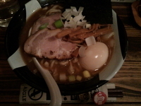 「特製煮干ラーメン」@すごい煮干ラーメン凪 新宿ゴールデン街店 本館の写真