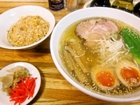 「塩ラーメンセット（980円）」@ら麺屋の写真