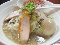 「粗ごし野菜らーめん+味玉（クーポン）」@麺や高崎 一ノ蔵の写真