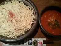 「アーモンド坦々つけめん（冷・辛さノーマル）」@和風つけ麺 轍の写真