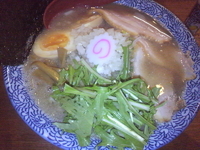 「中華そば+味玉」@つけ麺 R&Bの写真