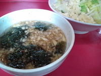 「つけめん（やさい+にんにく）」@ラーメン二郎 大宮店の写真