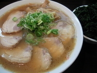 「チャーシューそば（岩海苔つき）」@のりや食堂の写真