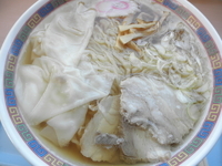 「ワンタンめん+大盛 「650円+100円」」@つどい亭の写真