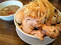 「神やぐら特製つけめん+野菜増し+脂少なめ+にんにく抜き」@麺屋 神やぐらの写真