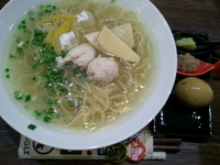 「鶏塩らーめん+味玉子」@麺バカ息子の写真