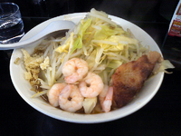 「えび郎“裏”大盛（850円）」@潮中華 KAZEの写真