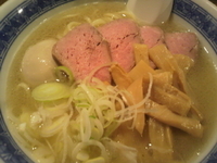 「塩煮干しそば（夜限定）+特増し」@燦燦斗の写真