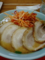 「ネギみそチャーシューメン」@くるまやラーメン 下戸祭店の写真