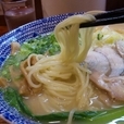 白湯塩ラーメン大盛（730円+100円）_ランチにて煮玉子サービ
