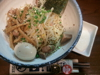 「塩和えそば（鶏・210g）タマゴ入」@麺場MILESTONEの写真