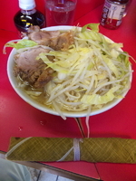 「らーめん【600円】」@ラーメン二郎 三田本店の写真