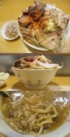 「豚W（300g ニンニク少なめ、他全マシ）」@ラーメン荘 地球規模で考えろ 伏見本店の写真